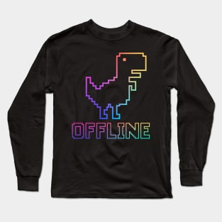 Dinosaur offline. Long Sleeve T-Shirt